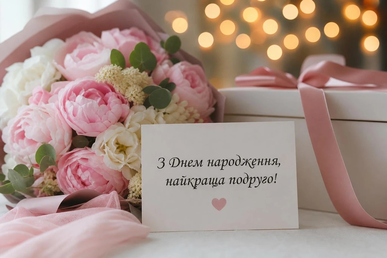 Трогательные поздравления с днем рождения подруге (картинки)